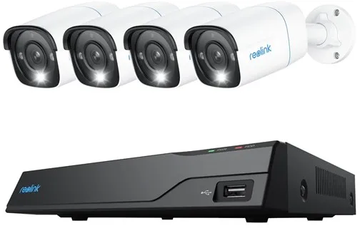 REOLINK 8 Channel 8MP NVR System with 4x 8MP Bullet PoE Camera